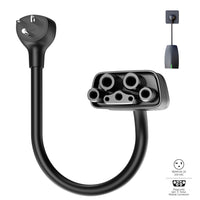 NEMA 06-20 Adapter for Tesla Gen 2 Charger – 16A Fast Charging, 15” Cable, Certified, Safe & Reliable for 240V Outlets, Fits Model S/3/X/Y