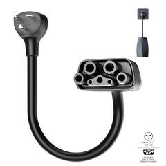 NEMA 06-15 Adapter for Tesla Gen 2 Charger – 12A Fast Charging, 15” Cable, Certified, Safe & Durable for 240V Outlets, Fits Model S/3/X/Y