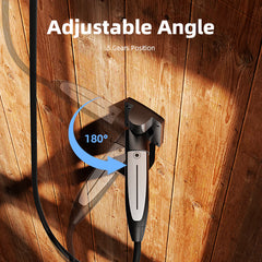 Tesla Charger Holder with 180° Rotation Nozzle Dock, Metal J-Hook Cable Organizer, Wall Connector & Mobile Connector Holder for Model 3/Y/X/S