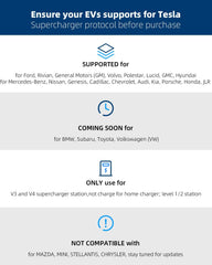 NACS to CCS Adapter for Tesla Superchargers – 500A, 1000V, Ford GM Rivian& More
