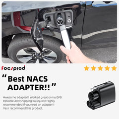 NACS to CCS1 Gen 2 Adapter | Compatible with CCS1 Vehicles | 500A, 1000V | Compatible with Tesla Superchargers