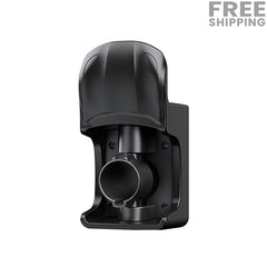 EV Charger Holder with 180° Rotating Nozzle Dock & J-Hook – Fits J1772 & Tesla Chargers, 80A Fast Charging, Wall Mount Organizer for Garage