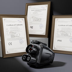 NACS to CCS Adapter for Tesla Superchargers – 500A, 1000V, Ford GM Rivian& More