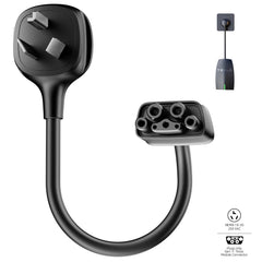 NEMA 10-30 Adapter for Tesla Gen 2 Mobile Charger, 24A Fast Charge, 125/250V Outlet, Fits Model S/3/X/Y (15-Inch Cable)